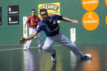 Peio Etxeberriak partida perfektua jokatu du (Iñigo URIZ/FOKU)