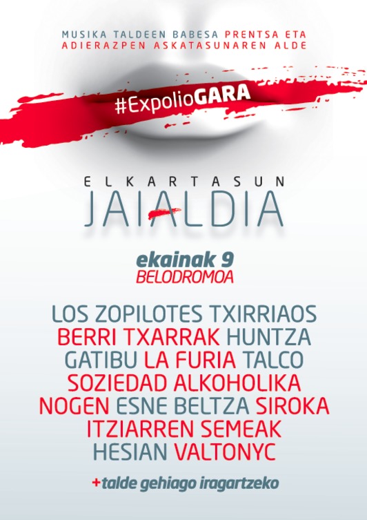 Cartel con los conciertos confirmados hasta el momento.