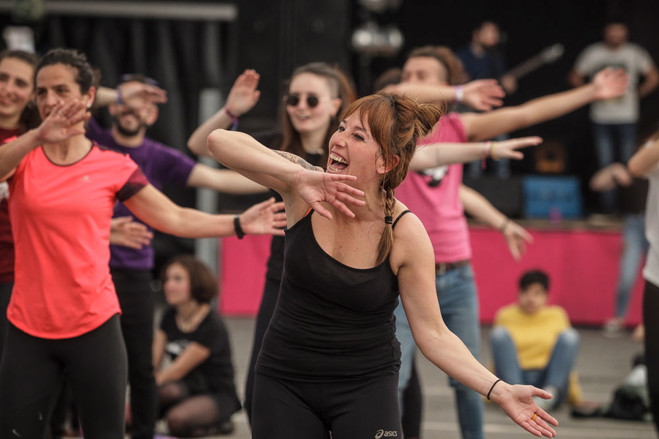 Zumba saioa, goizean. 