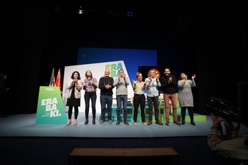 Acto de hoy a la tarde en Altsasu.   Endika PORTILLO | FOKU