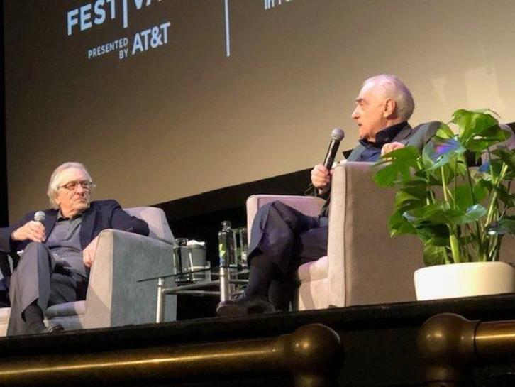 De Niro y Scorsese. (Tribeca Film Festival-Beacon Theatre NYC)