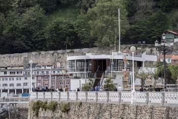 Discoteca frente a la cual tuvieron lugar los hechos. (Gorka RUBIO/FOKU)