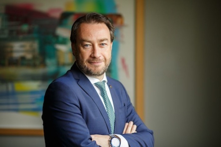 El rector, Ramón Gonzalo García. (UPNA)