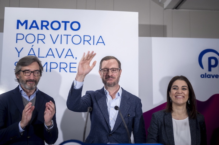 Javier Maroto, durante un acto electoral. (Jaizki FONTANEDA/FOKU)