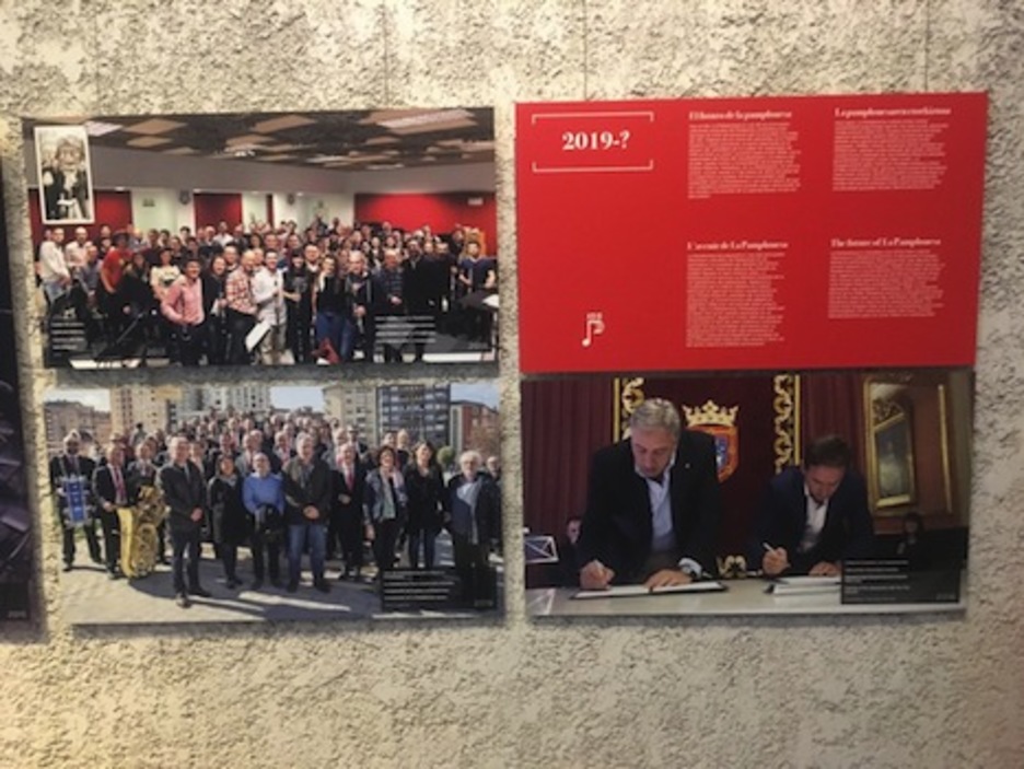 Firma del convenio de La Pamplonesa con el actual Ayuntamiento del cambio.