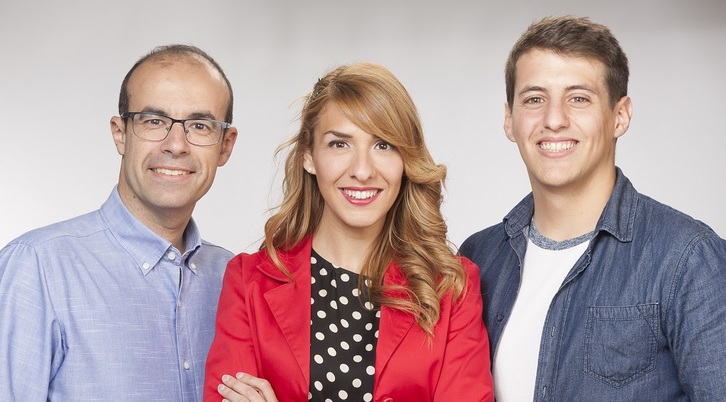 Los presentadores del programa ‘Charrín Charrán’. (ARAGÓN TV)