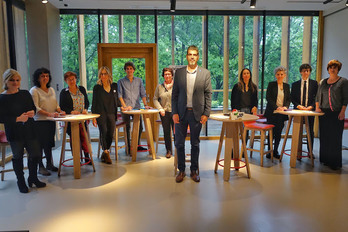 Eneko Goiak maiatzaren 26ko hauteskundeetarako jeltzaleen programa aurkeztu du. (EAJ)