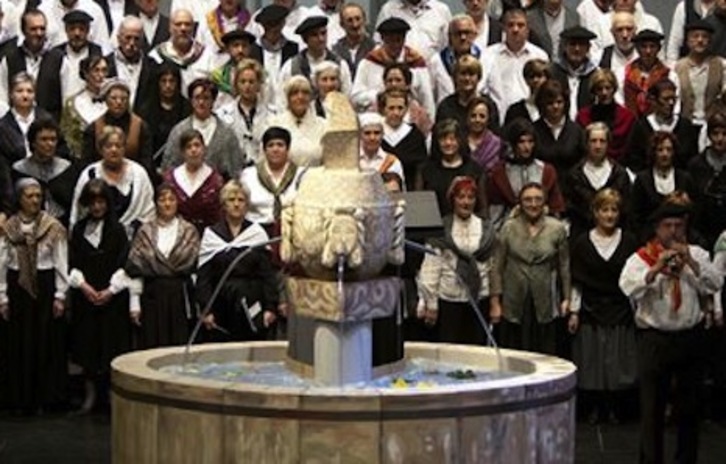 Imagen del espectáculo ‘El baile de la Era. Desde Navarra a los cuatro vientos’.