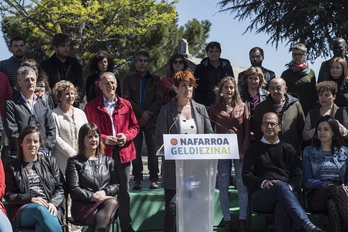 Presentación de la lista al Congreso de EH Bildu en el Caballo Blanco. (Jagoba MANTEROLA/FOKU)