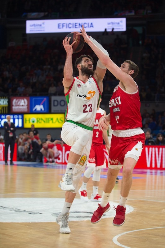 Shengelia ha resultado imparable en cuanto el juego del Baskonia ha empezado a carburar (A. BOUZO / ACB PHOTO)