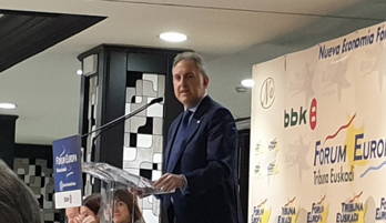 Representantes del PSE y candidatos en las capitales de la CAV en el forum Europa. (@pseBilbao)