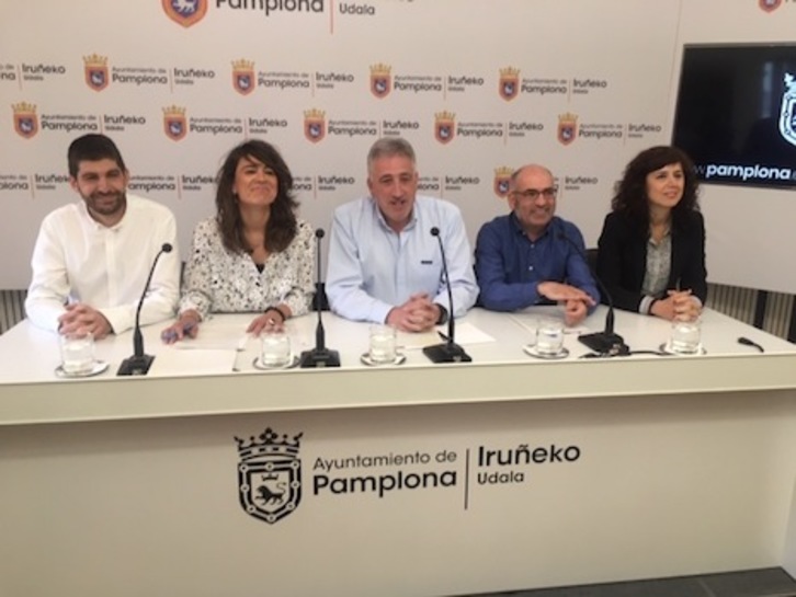 El grupo municipal de EH Bildu de Iruñea ha hecho balance de la legislatura.