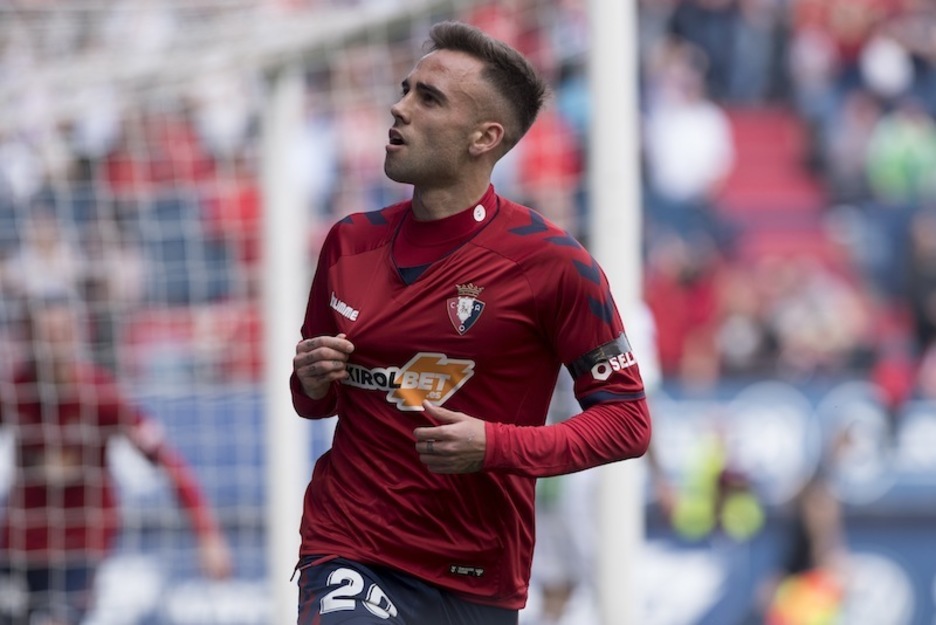 Robert Ibáñez, cedido por el Getafe, un gran fichaje de invierno. (Iñigo URIZ | FOKU)