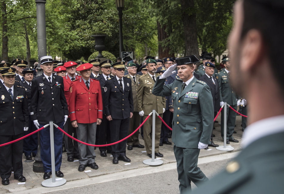 Cuerpos policiales y militares. (Jagoba MANTEROLA / FOKU)