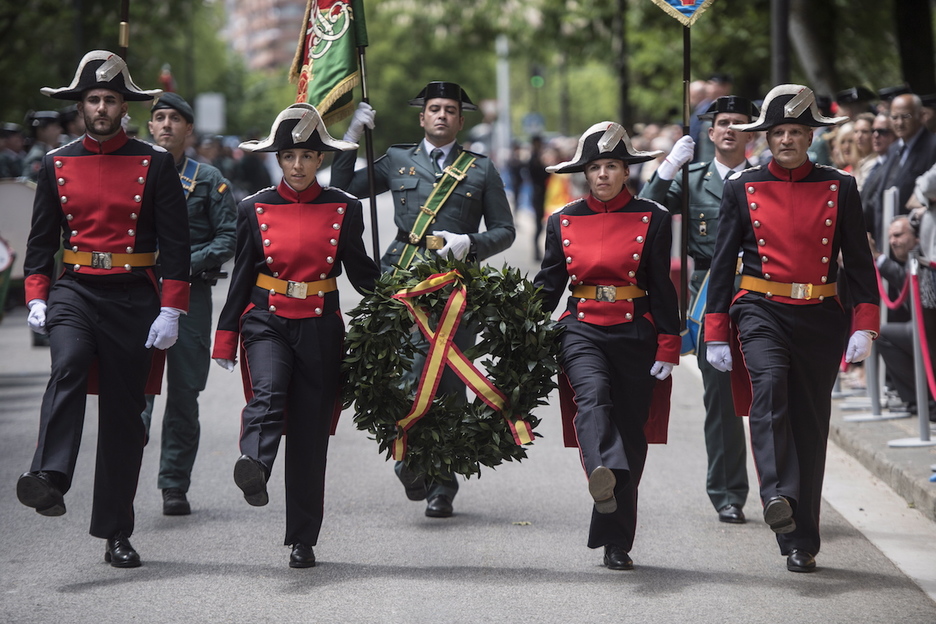 Los actos se han alargado durante toda la mañana. (Jagoba MANTEROLA / FOKU)
