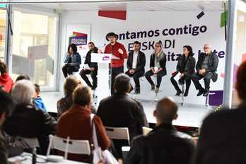 Mitin de apertura de campaña de Elkarrekin Podemos. (@PodemosEuskadi_)