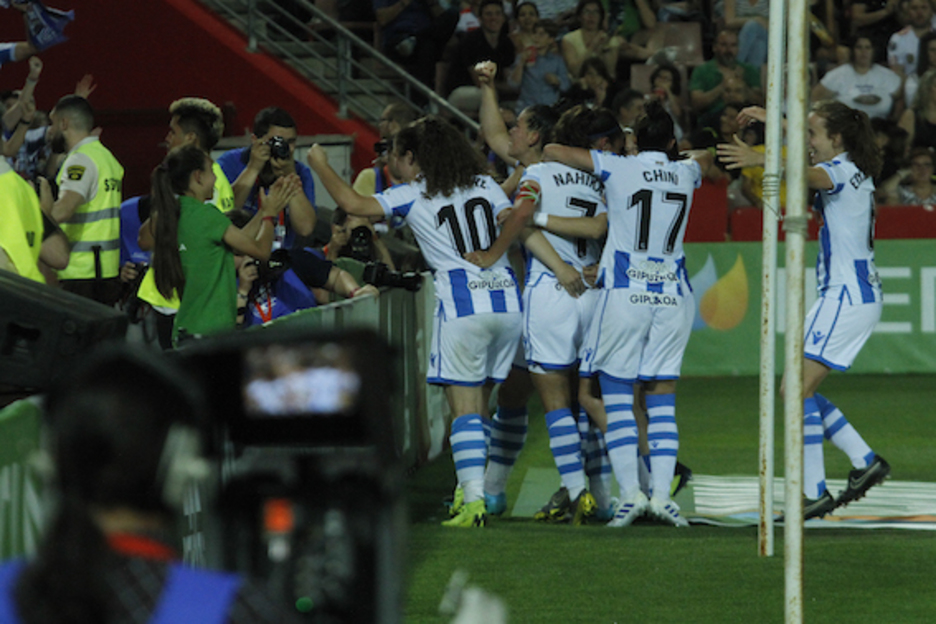 Bigarren golaren ospakizunaren beste ikuspuntu bat. (LA OTRA FOTO)