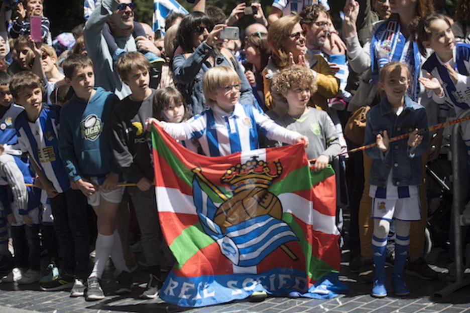 La ilusión se palpa en las caras de estos niños. (Juan Carlos RUIZ/FOKU) La ilusión se palpa en las caras de estos niños. (Juan Carlos RUIZ/FOKU)