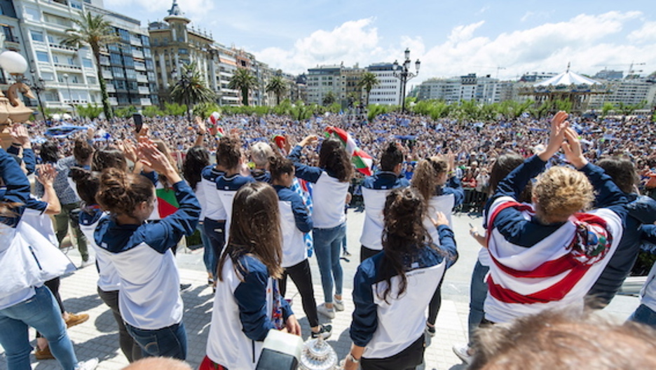 Otra de las imágenes del día. (Juan Carlos RUIZ/FOKU) Otra de las imágenes del día. (Juan Carlos RUIZ/FOKU)
