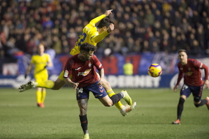 Rubén García podría regresar frente al Cádiz este próximo domingo. (Iñigo URIZ /FOKU)