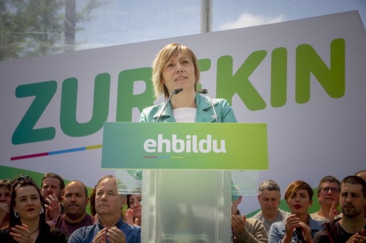 Miren Larrion, EH Bilduko Gasteizko alkategaia. (Jaizki FONTANEDA/FOKU)