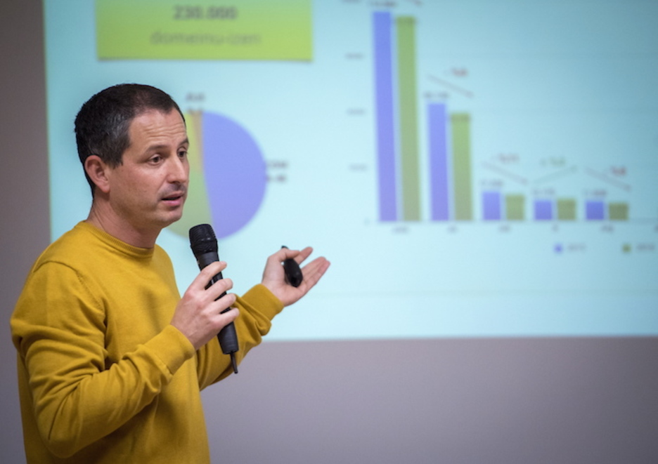 Josu Waliño, PuntuEUS Fundazioko presidentea. (Gorka RUBIO/FOKU)