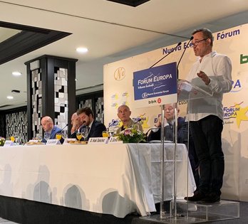 Los candidatos de Ciudadanos han protagonizado el Forum Europa. (@Cs_Euskadi)