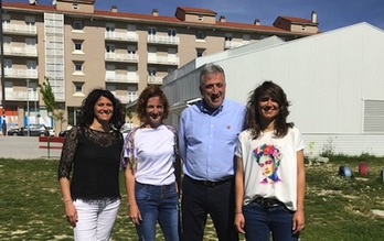 Asiron, en su acto de campaña. (EH BILDU)