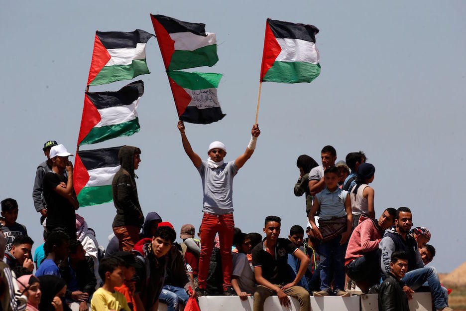 Ya son 71 años del Nakba. (Said KHATIB / AFP) 