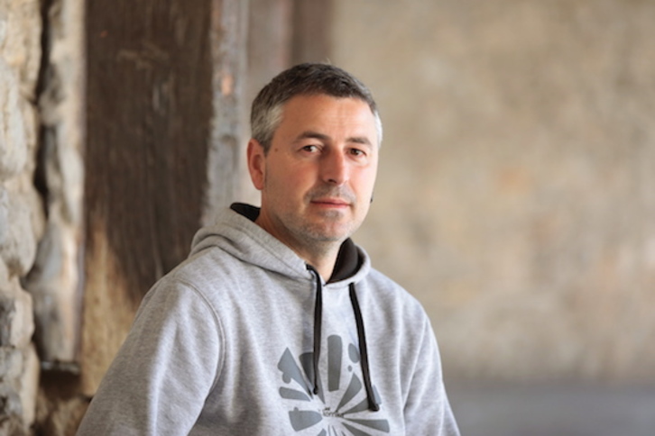 Raúl López de Uralde, candidato de EH Bildu en Agurain. (Endika PORTILLO/FOKU)