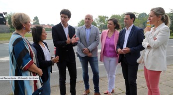 Rementeria con representantes del PNV en Bizkaia.