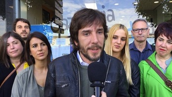 El candidato de Podemos a la Presidencia de Nafarroa, Mikel Buil. (PODEMOS)