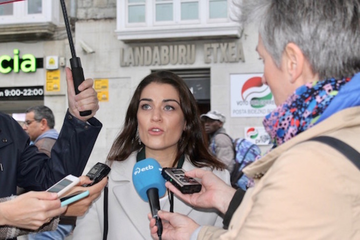 Leticia Comerón, candidata del PP a la Alcaldía de Gasteiz. (PP)