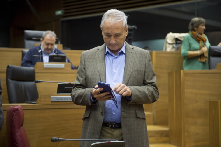 El consejero de Hacienda, Mikel Aranburu. (Idoia ZABALETA/FOKU)