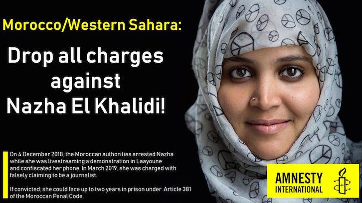 Imagen de la campaña de denuncia de Amnistía Internacional. (TWITTER AMNISTÍA INTERNACIONAL)