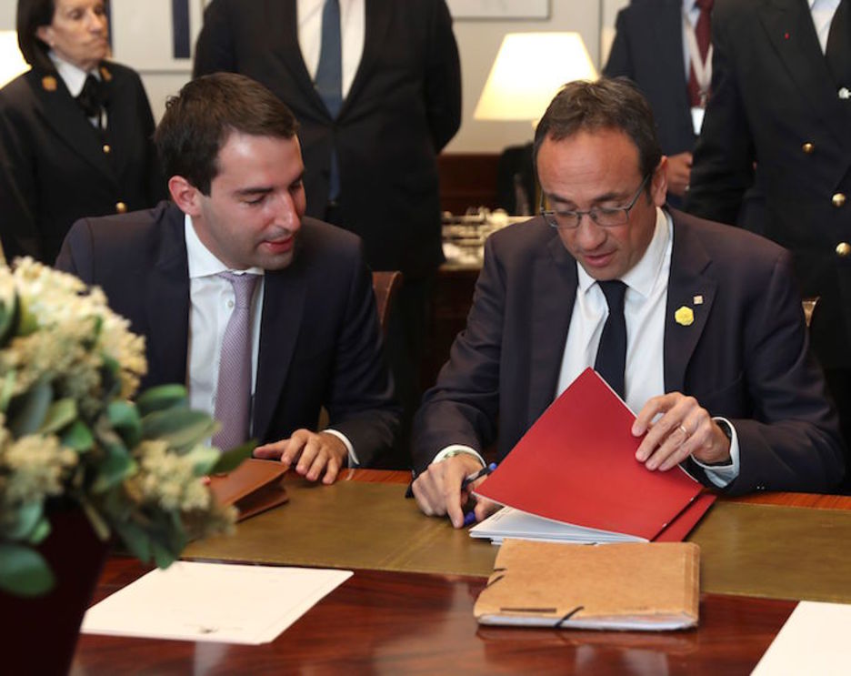 El exconseller y diputado electo Josep Rull. (EFE POOL)