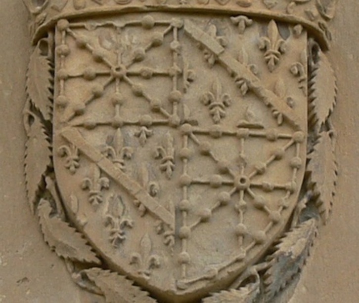 Escudo de Nafarroa que se conserva en Erriberri. (GOBIERNO DE NAFARROA)