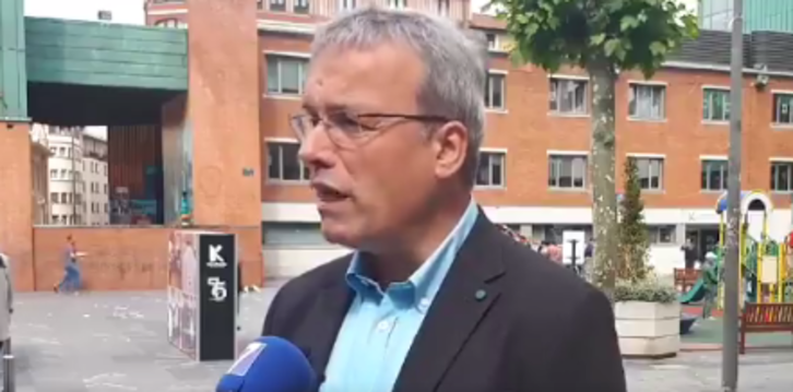 Retortillo en un acto en campaña. (@PSEBarakaldo)