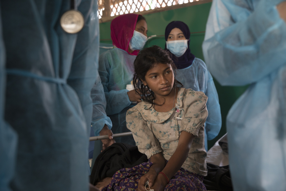 Desde agosto de 2017 hasta diciembre de 2018, los equipos de MSF han llevado a cabo un millón de consultas médicas. (Anna SURINYACH)