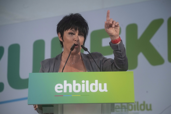 Maddalen Iriarte, portavoz parlamentaria de EH Bildu. (Jon URBE | FOKU)