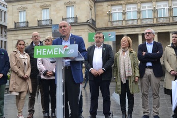 El diputado general de Araba y candidato a la reeleción, Ramiro González. (NAIZ)