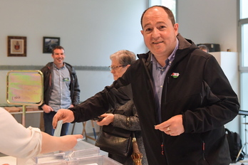 Pernando Barrena, EH Bilduren hautagaia Europako Parlamenturako. (Idoia ZABALETA/FOKU)