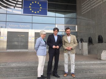 El expresident Carles Puigdemont ha logrado un escaño en el Parlamento Europeo. (@JuntsxCat)