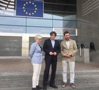 El expresident Carles Puigdemont ha logrado un escaño en el Parlamento Europeo. (@JuntsxCat)