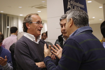 Alfonso Alonso en Gasteiz. (Endika PORTILLO/FOKU)