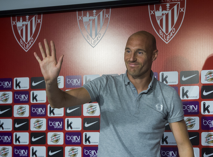 Toquero en su despedida del Athletic en 2015. (Luis JAUREGIALTZO / FOKU)