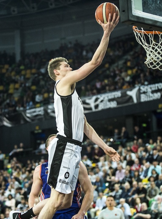 Lammers, en plena acción en la reciente Final a Cuatro de ascenso a la Liga ACB (Marisol RAMÍREZ / FOKU)