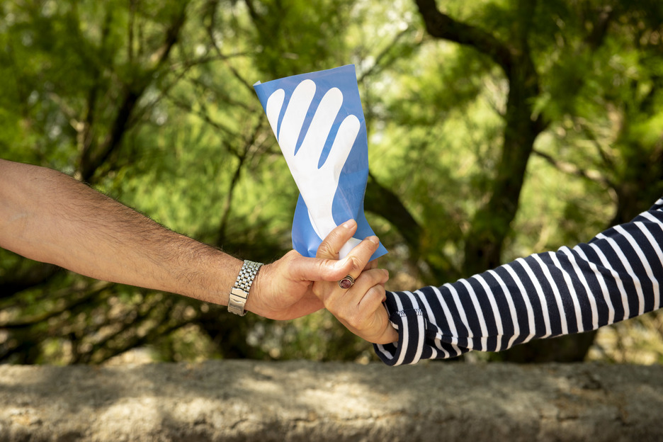 La chaîne humaine a recouvert plus d'un kilomètre. © Guillaume Fauveau