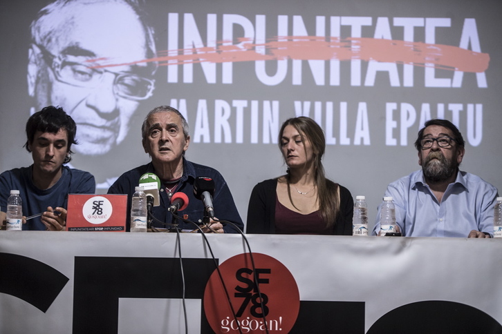 Sanfermines 78 se concentrará ante la Delegación del Gobierno español en Iruñea. (Jagoba MANTEROLA/FOKU)