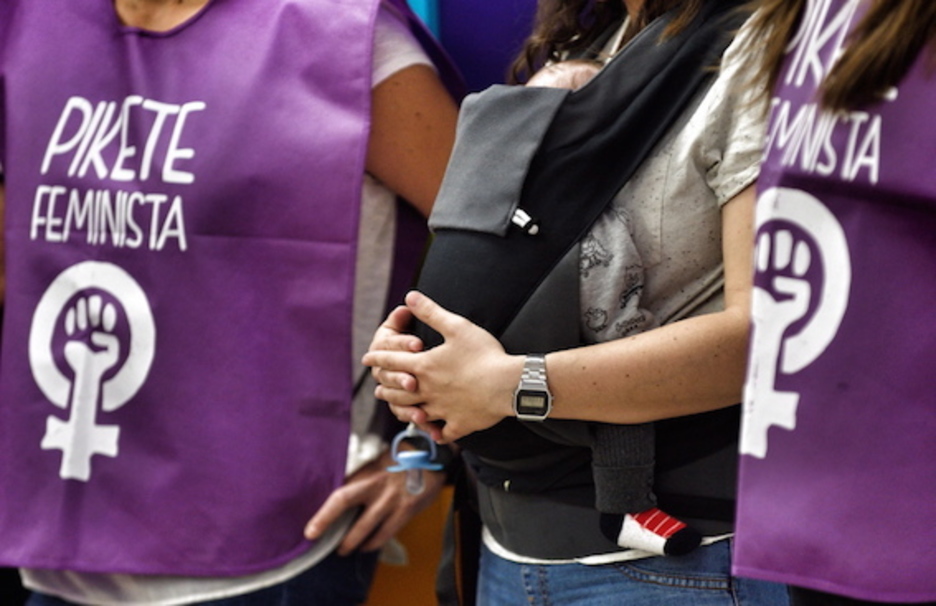 Acto organizado hoy por LAB en Gasteiz. (Marisol RAMIREZ/FOKU)